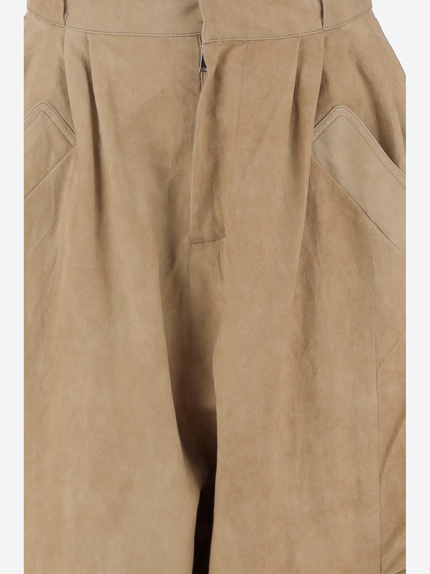 Jeans OVER IN MISTO LINO P039 LCBIBEIGE NICCOLO PASQUALETTI 