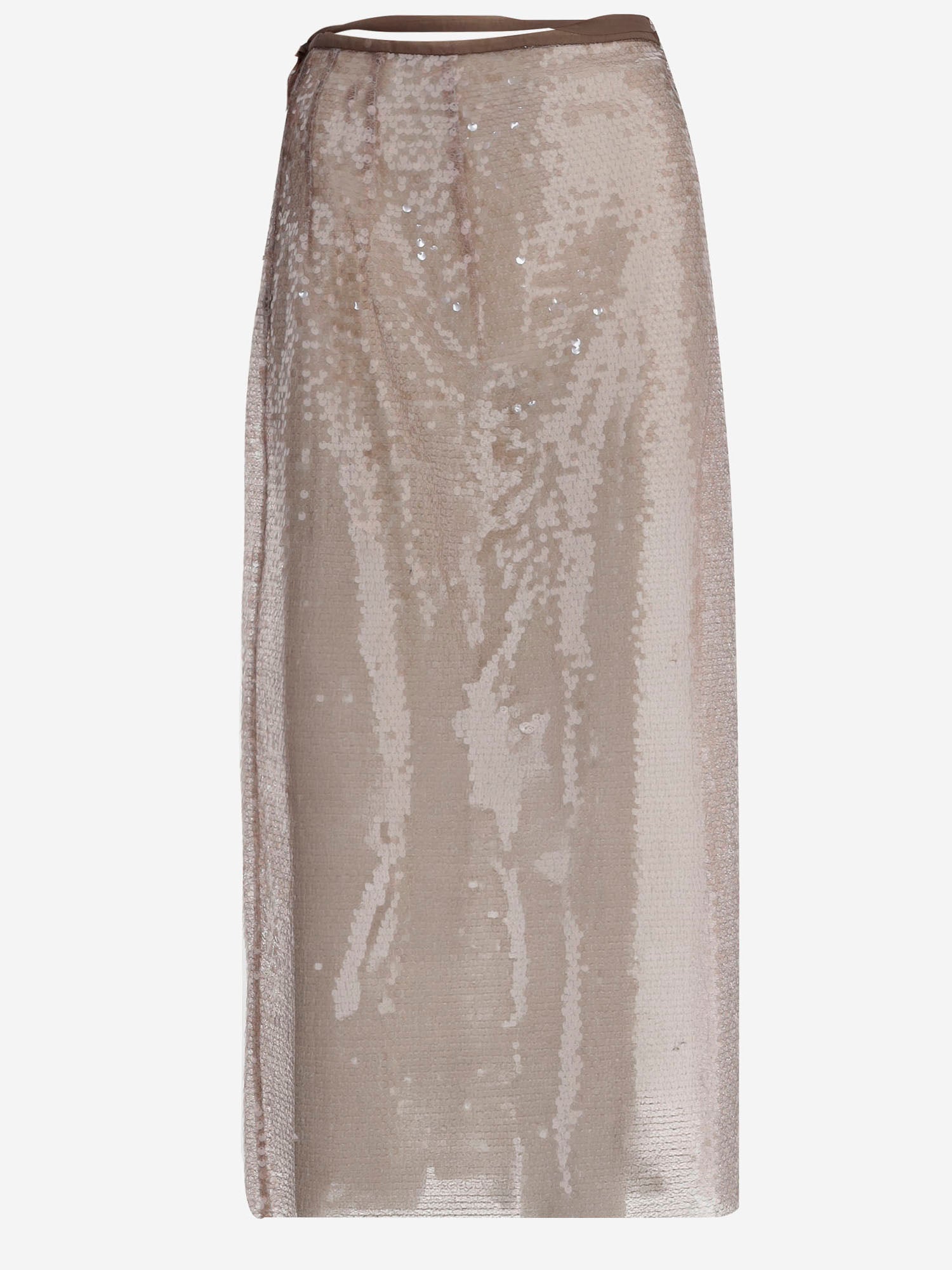 GONNA IN NYLON CON PAILLETTES S058B PSEQDUSK NICCOLO PASQUALETTI 