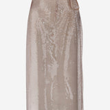 GONNA IN NYLON CON PAILLETTES S058B PSEQDUSK NICCOLO PASQUALETTI 