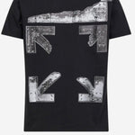 T-SHIRT IN COTONE CON LOGO 44MAA027S26J001 0001 OFF-WHITE 