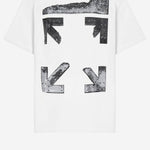 T-SHIRT IN COTONE CON LOGO 44MAA027S26J001 1000 OFF-WHITE 