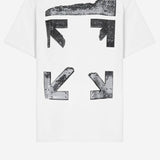 T-SHIRT IN COTONE CON LOGO 44MAA027S26J001 1000 OFF-WHITE 