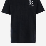 T-SHIRT IN COTONE CON LOGO 44MAA027S26J00B 001 OFF-WHITE 