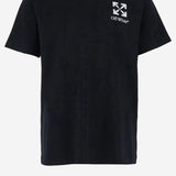 T-SHIRT IN COTONE CON LOGO 44MAA027S26J00B 001 OFF-WHITE 