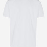 T-SHIRT IN COTONE CON LOGO 44MAA027S26J00B 100 OFF-WHITE 