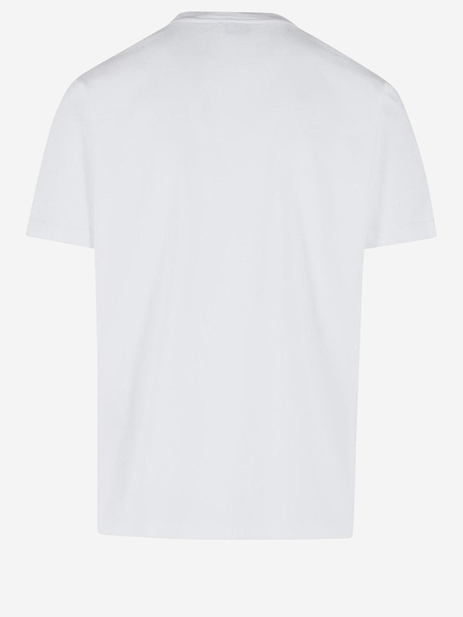T-SHIRT IN COTONE CON LOGO 44MAA027S26J00B 100 OFF-WHITE 