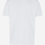 T-SHIRT IN COTONE CON LOGO 44MAA027S26J00B 100 OFF-WHITE 