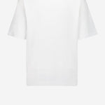 T-SHIRT IN COTONE CON LOGO 44MAA120S26J00C100 1000 OFF-WHITE 