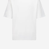 T-SHIRT IN COTONE CON LOGO 44MAA120S26J00C100 1000 OFF-WHITE 