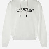 FELPA IN COTONE CON LOGO 44MBB085C9F012 0110 OFF-WHITE 