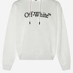 FELPA IN COTONE CON LOGO 44MBB085C9F012 0110 OFF-WHITE 