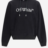FELPA IN COTONE CON LOGO 44MBB085C9F012 1001 OFF-WHITE 
