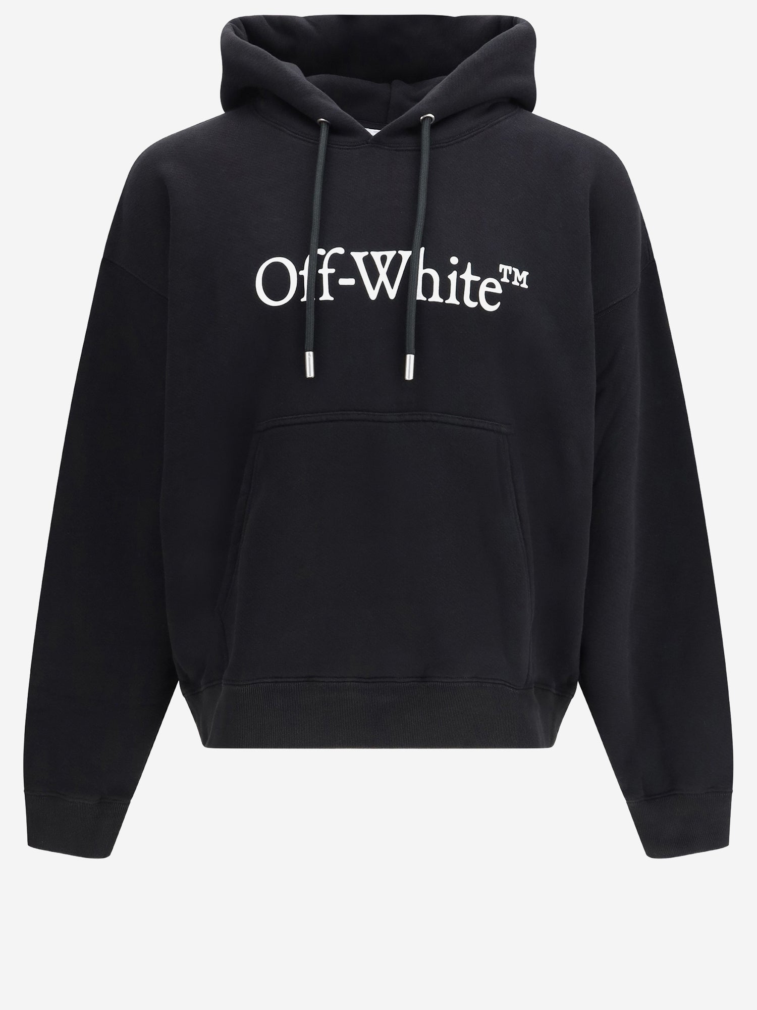 FELPA IN COTONE CON LOGO 44MBB085C9F012 1001 OFF-WHITE 
