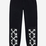 PANTALONI IN COTONE CON LOGO 44MCH057S26F003001 0001 OFF-WHITE 