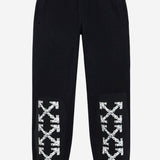 PANTALONI IN COTONE CON LOGO 44MCH057S26F003001 0001 OFF-WHITE 