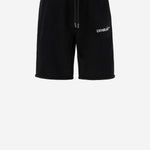 PANTALONI CORTI HERALDIC ARROW IN COTONE 44MCI013S26F001001 0001 OFF-WHITE 