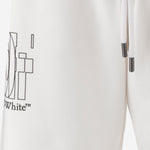 PANTALONI CORTI HERALDIC ARROW IN COTONE 44MCI013S26F004100 1000 OFF-WHITE 