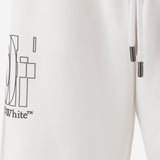 PANTALONI CORTI HERALDIC ARROW IN COTONE 44MCI013S26F004100 1000 OFF-WHITE 