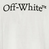 T-SHIRT IN COTONE CON LOGO OMAA120C99JER008 0110 OFF-WHITE 