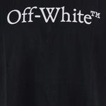 T-SHIRT IN COTONE CON LOGO OMAA120C99JER008 1001 OFF-WHITE 