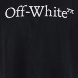 T-SHIRT IN COTONE CON LOGO OMAA120C99JER008 1001 OFF-WHITE 