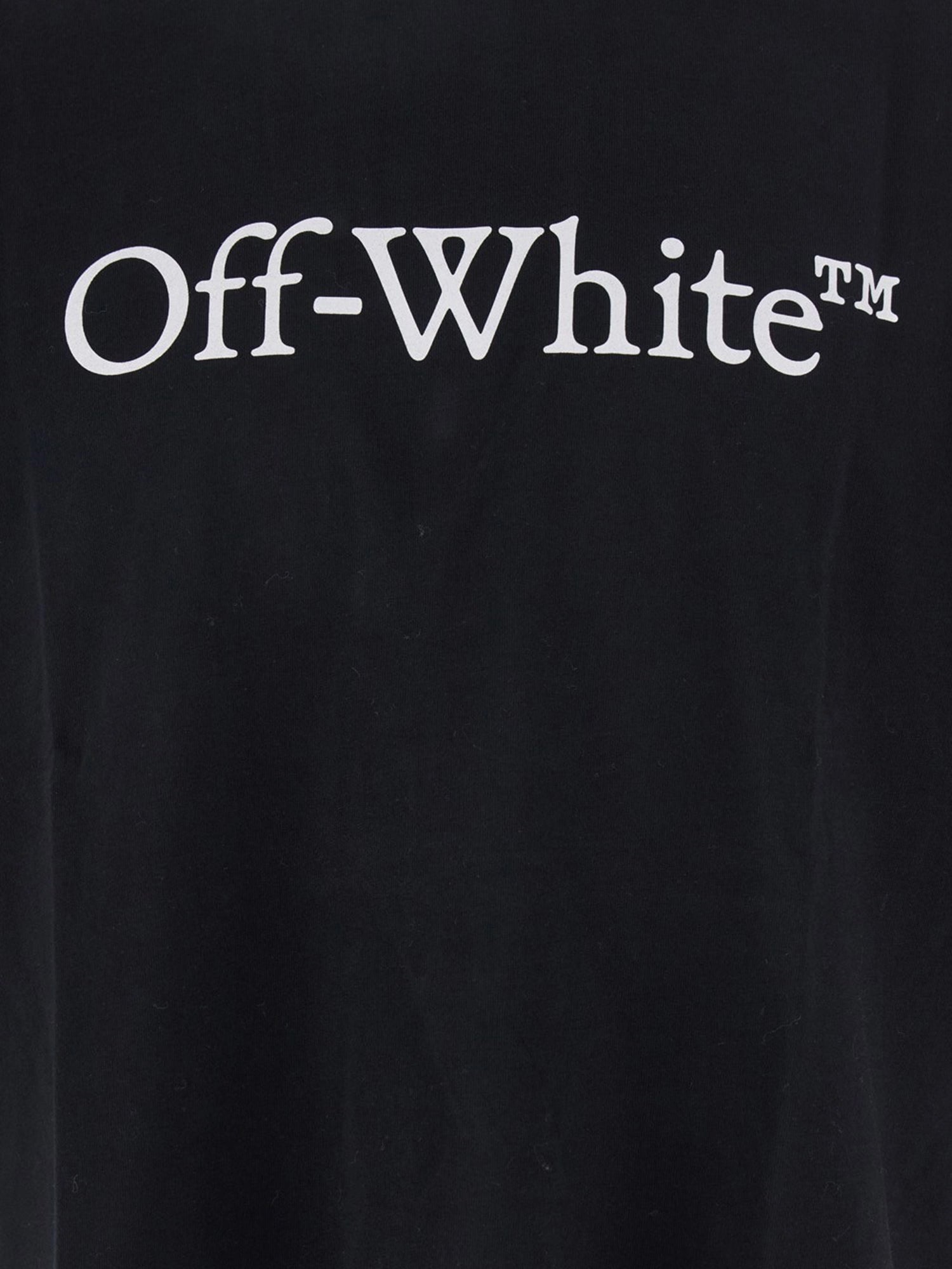 T-SHIRT IN COTONE CON LOGO OMAA120C99JER008 1001 OFF-WHITE 