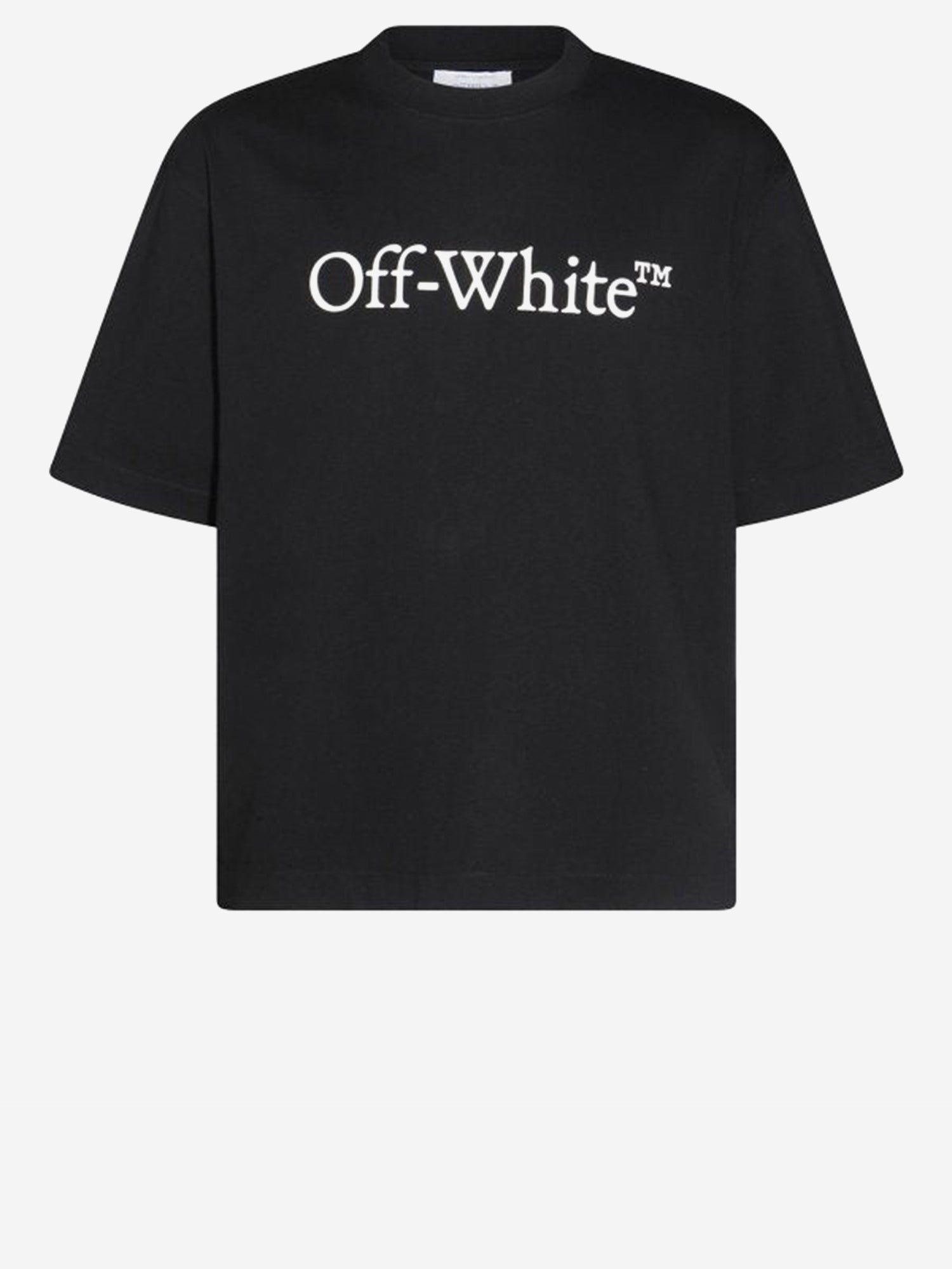 T-SHIRT IN COTONE CON LOGO OMAA120C99JER008 1001 OFF-WHITE 