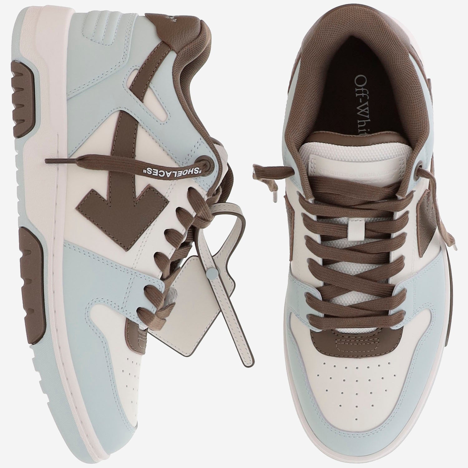 SNEAKERS OUT OF OFFICE IN PELLE OMIA189S26LEA003 426D OFF-WHITE 