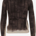 MAGLIA IN CASHMERE CON EFFETTO SFUMATO D300AE WHITE OLIVER LATTUGHI 