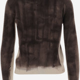 MAGLIA IN CASHMERE CON EFFETTO SFUMATO D300AE WHITE OLIVER LATTUGHI 