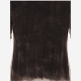 T-SHIRT IN CASHMERE CON EFFETTO SFUMATO D301AE WHITE OLIVER LATTUGHI 