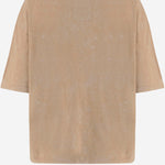 T-SHIRT IN COTONE CON LOGO ALAN SAND ONE TEE 
