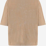 T-SHIRT IN COTONE CON LOGO ALAN SAND ONE TEE 