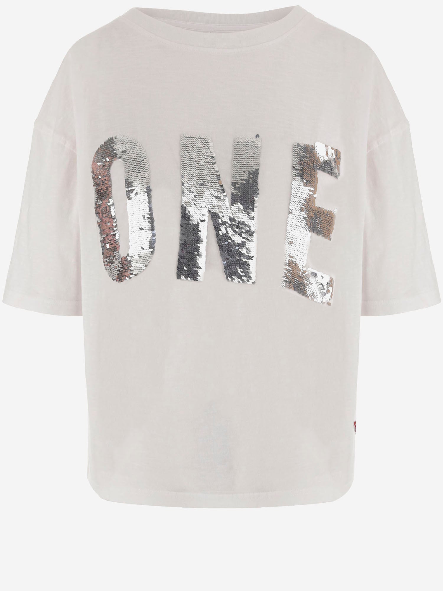 T-SHIRT IN COTONE CON LOGO ALAN WHITE ONE TEE 