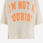 T-SHIRT IN COTONE CON STAMPA LOGO MARGARETH MILK ONE TEE 