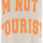 T-SHIRT IN COTONE CON STAMPA LOGO MARGARETH MILK ONE TEE 