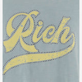 T-SHIRT IN COTONE CON STAMPA LOGO TAMARA BLUE ONE TEE 