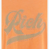 T-SHIRT IN COTONE CON STAMPA LOGO TAMARA ORANGE ONE TEE 