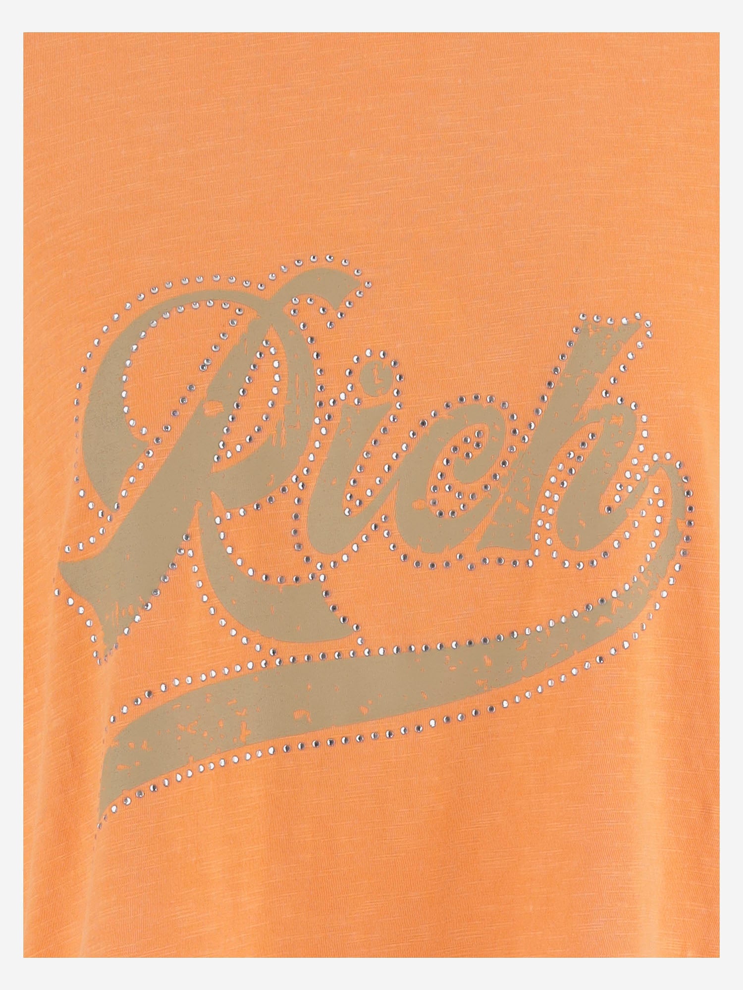 T-SHIRT IN COTONE CON STAMPA LOGO TAMARA ORANGE ONE TEE 