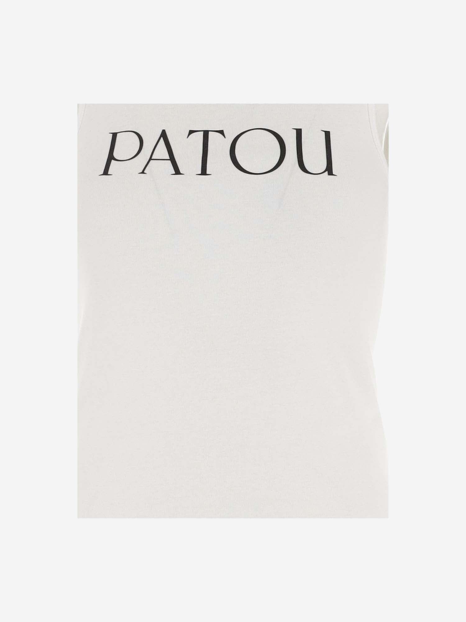 TANK TOP CON LOGO JE0159994 001W PATOU 