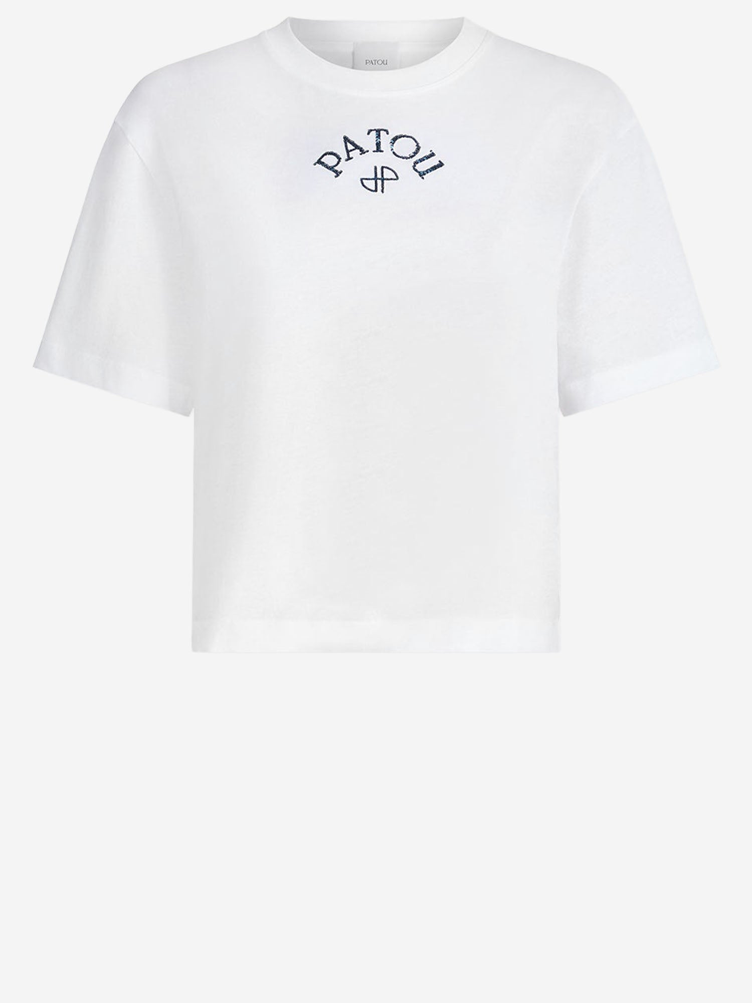 T-SHIRT IN COTONE BIOLOGICO CON LOGO JE2149999 001W PATOU 
