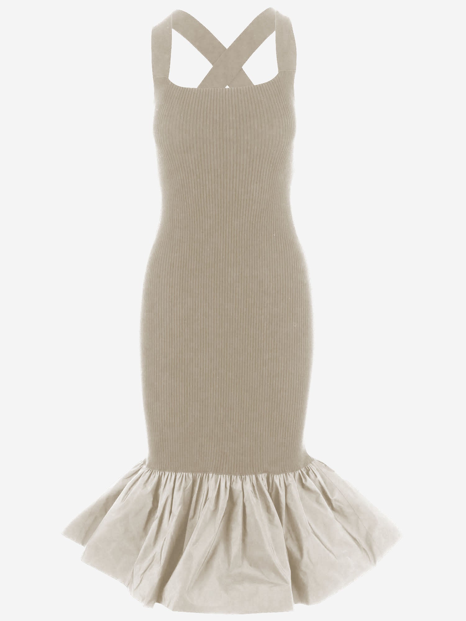 ABITO LUNGO IN MISTO COTONE STRETCH KN3228090 125B PATOU 