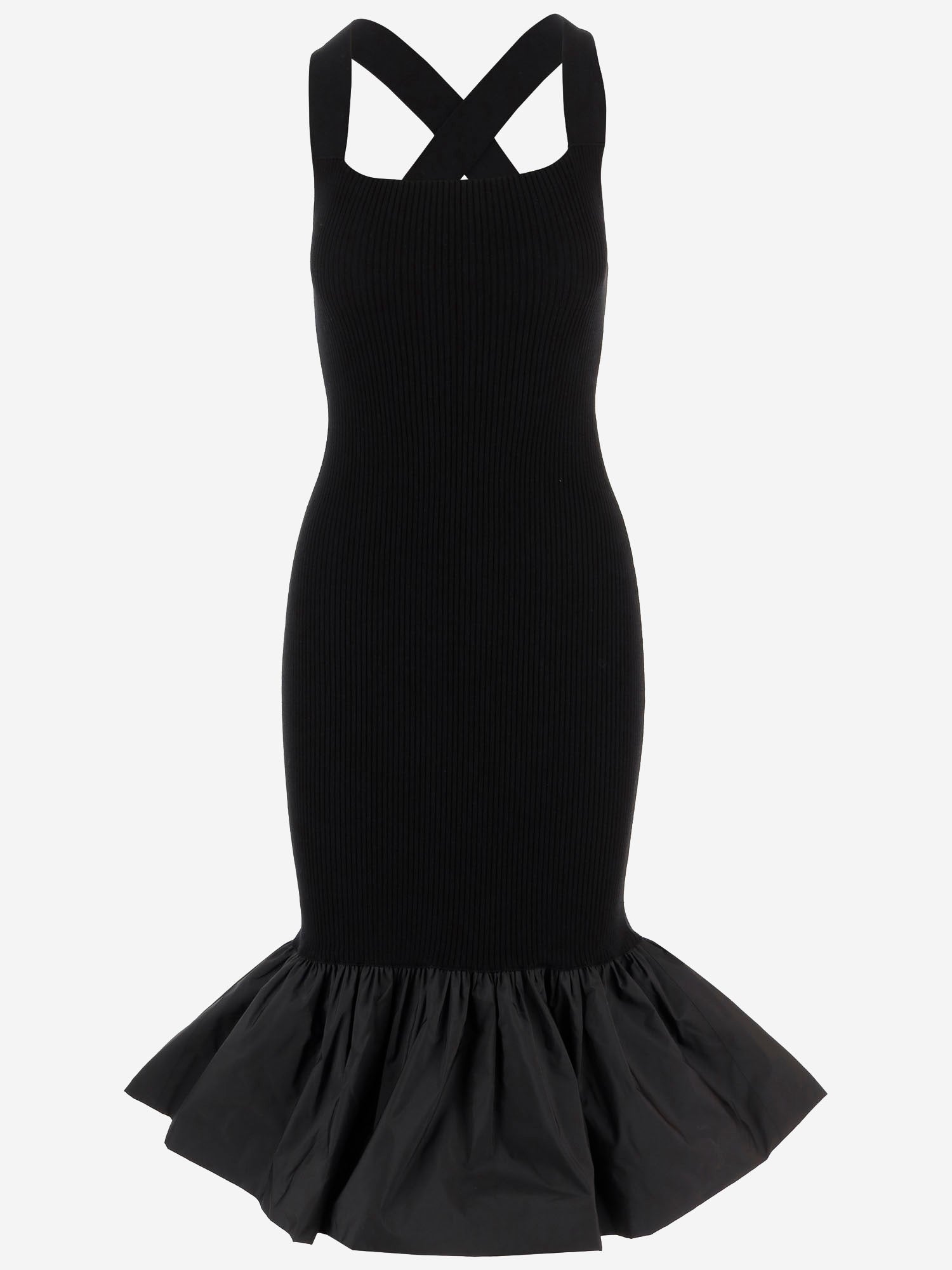 ABITO LUNGO IN MISTO COTONE STRETCH KN3228090 999B PATOU 