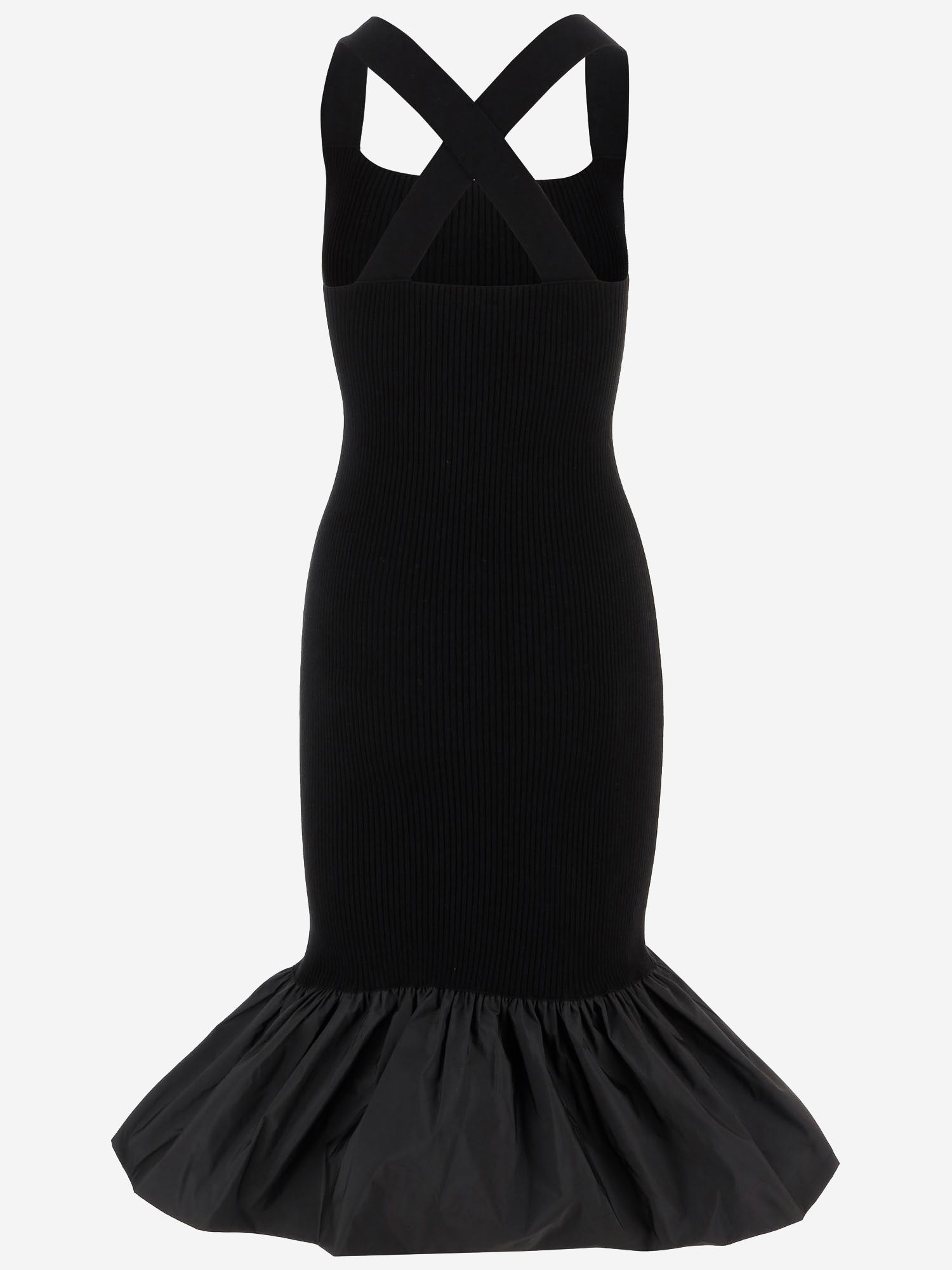 ABITO LUNGO IN MISTO COTONE STRETCH KN3228090 999B PATOU 