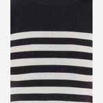 T-SHIRT IN MISTO COTONE STRETCH CON MOTIVO A RIGHE KN3328092 5970 PATOU 