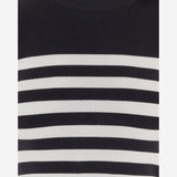 T-SHIRT IN MISTO COTONE STRETCH CON MOTIVO A RIGHE KN3328092 5970 PATOU 