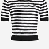 MAGLIA IN COTONE CON MOTIVO A RIGHE KN3428094 5961 PATOU 