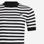 MAGLIA IN COTONE CON MOTIVO A RIGHE KN3428094 5961 PATOU 