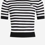 MAGLIA IN COTONE CON MOTIVO A RIGHE KN3428094 5961 PATOU 