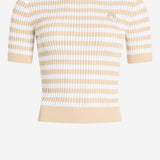 MAGLIA IN COTONE CON MOTIVO A RIGHE KN3428094 5975 PATOU 